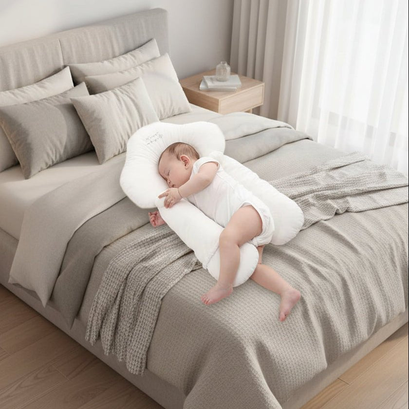 ComfortNest Organic Baby Pillow for Cozy Sleep and Neck Support