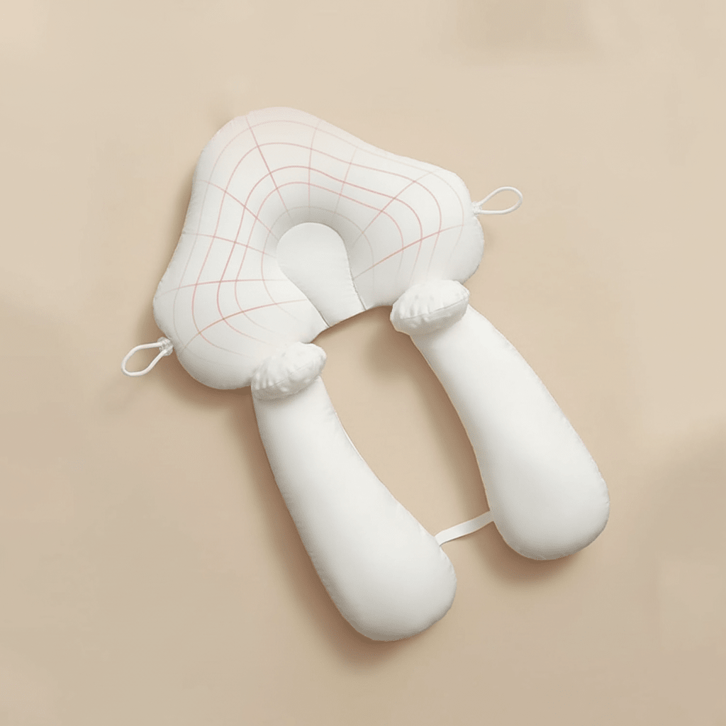 ComfortNest Organic Baby Pillow for Cozy Sleep and Neck Support