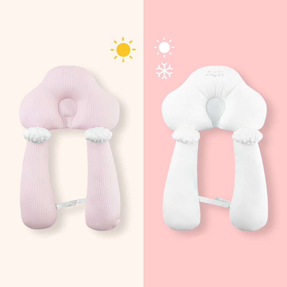 ComfortNest Organic Baby Pillow for Cozy Sleep and Neck Support