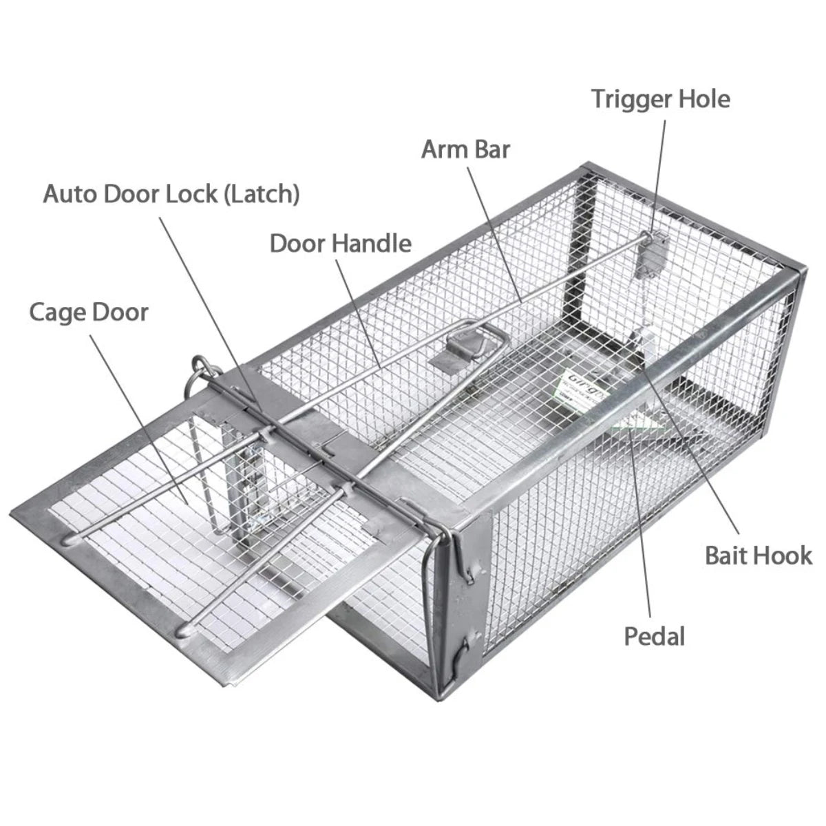 EcoCatch Live Rodent Trap for Safe Home and Garden Use