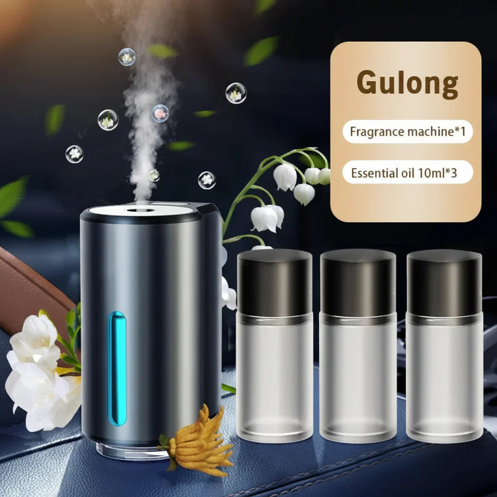 Smart Aroma Vent Clip for Your Car with Essential Oil Diffuser