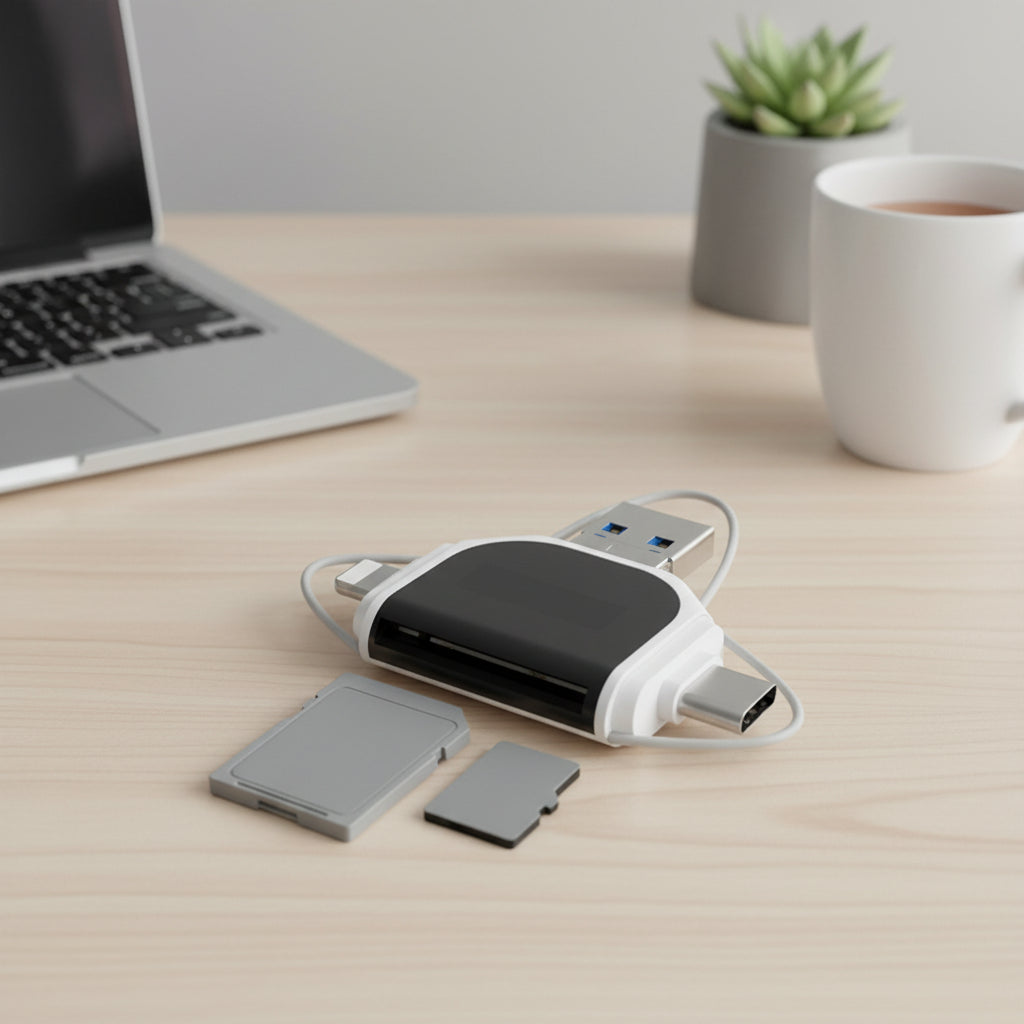Versatile USB C Card Reader for Fast Data Transfers