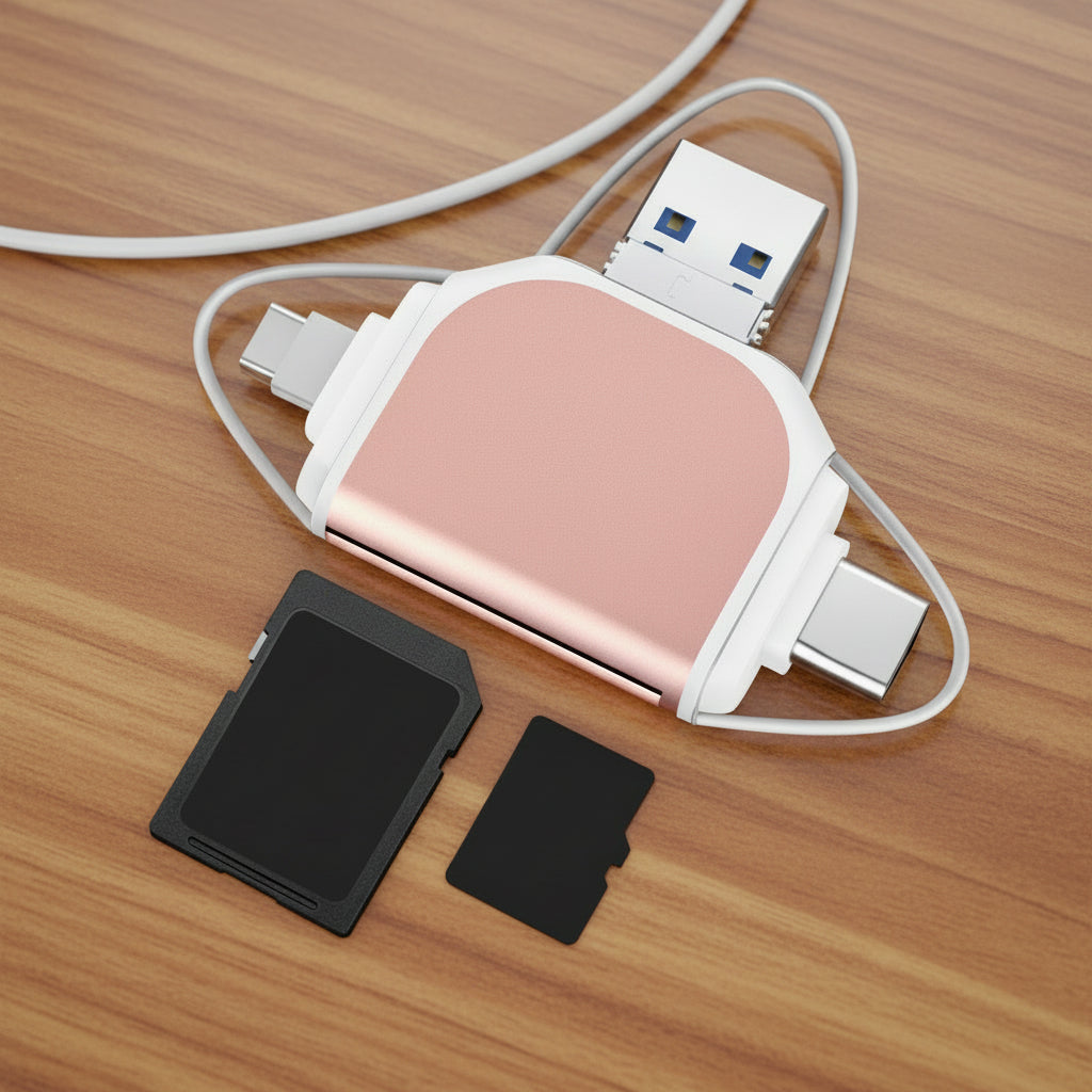 Versatile USB C Card Reader for Fast Data Transfers