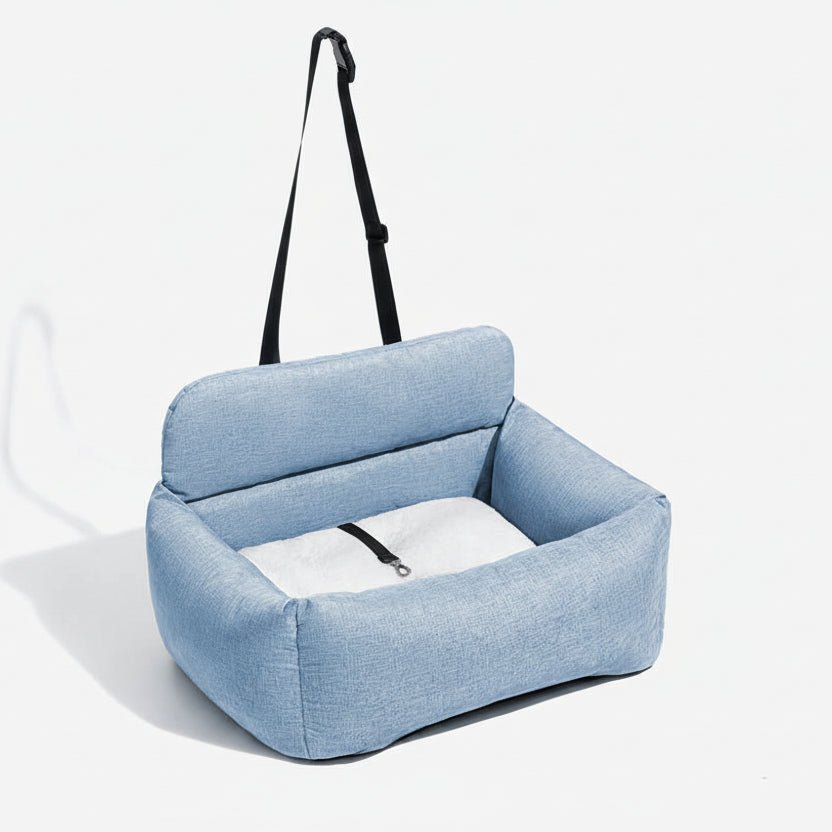 CozyPaws Extra Large Washable Dog Car Bed with Secure Fasteners