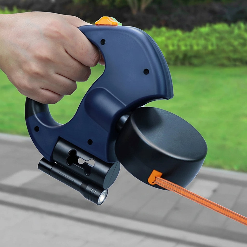 Tangle-Free Dual Leash for Two Dogs - Effortless Control