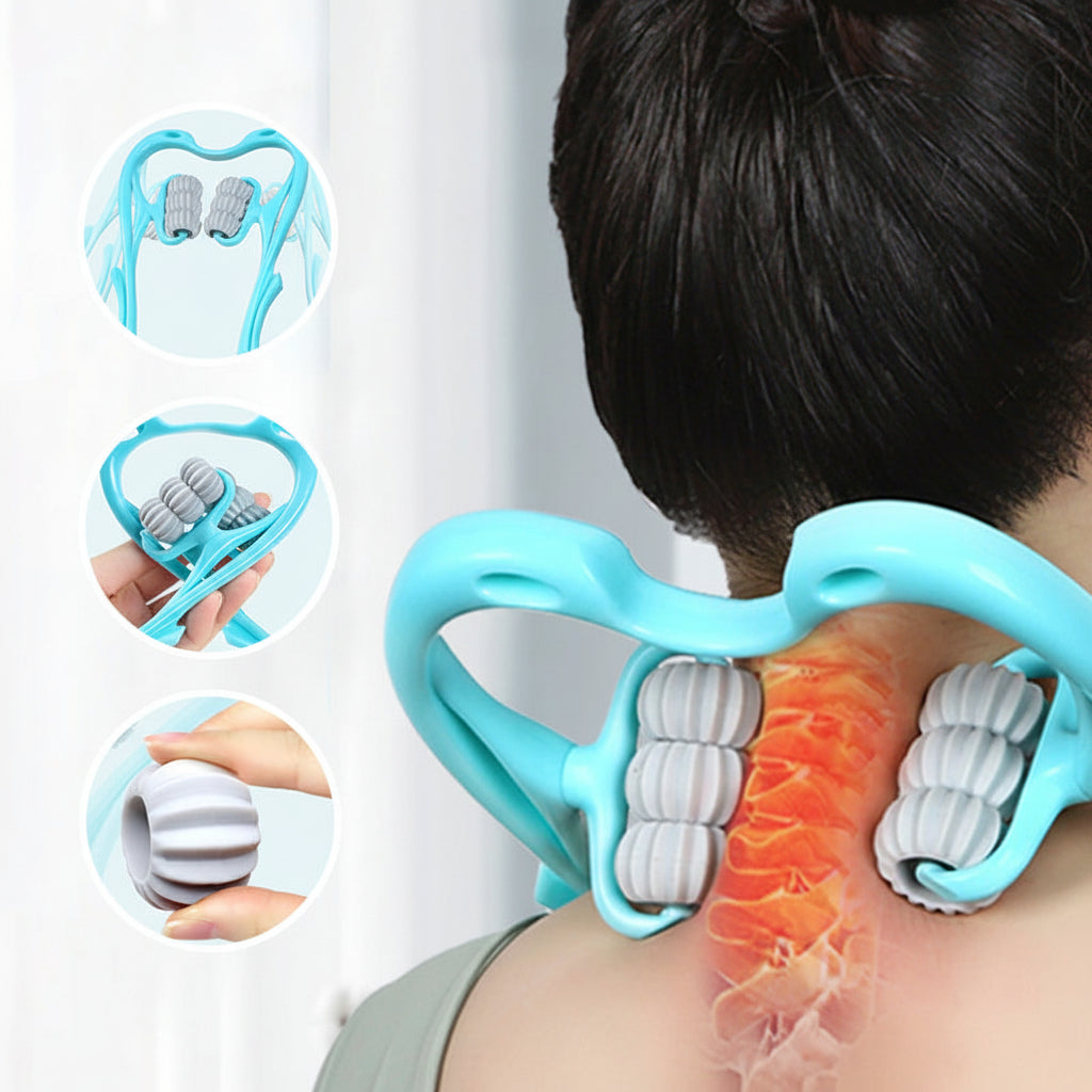 Cervical Relief Roller: Manual Neck and Shoulder Massager