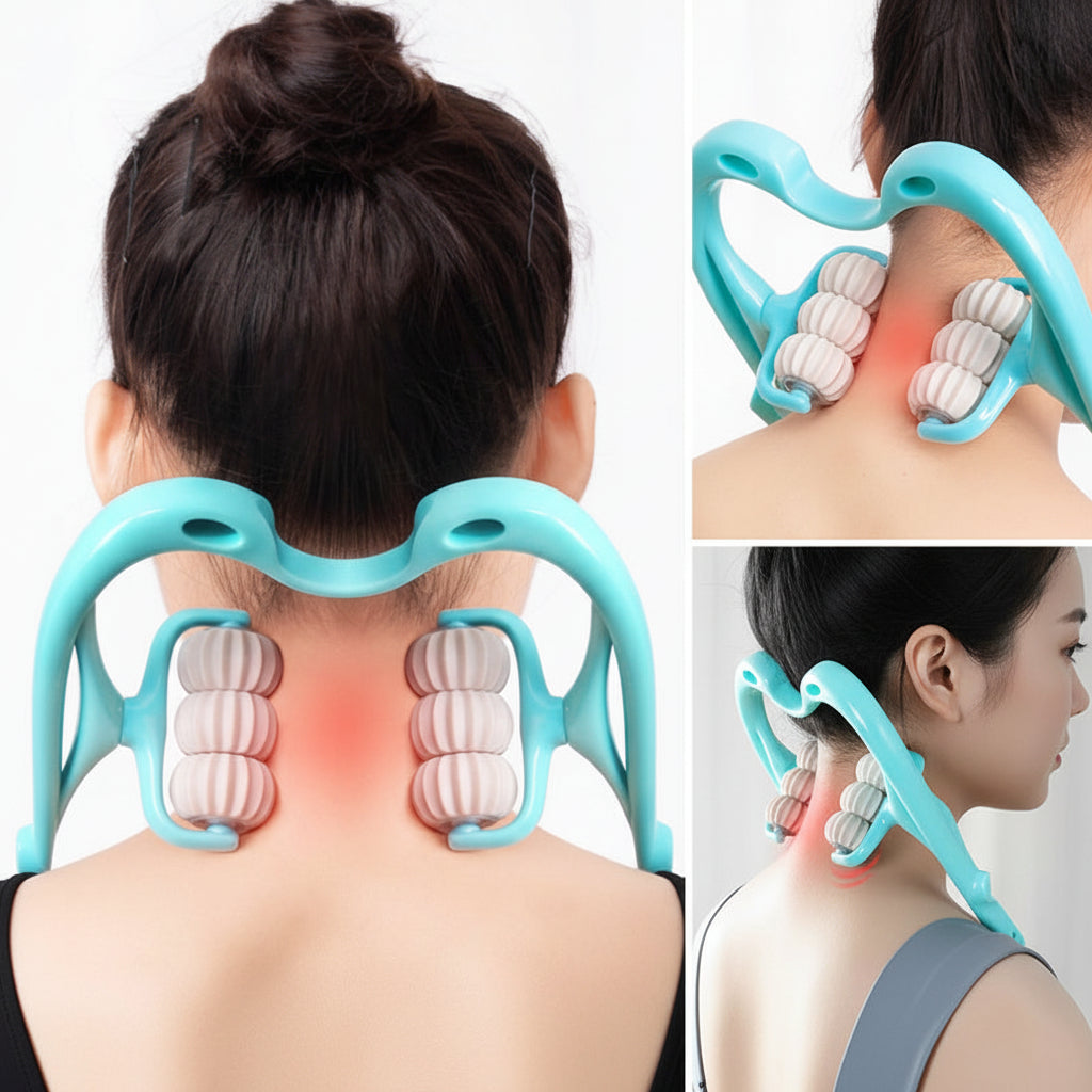Cervical Relief Roller: Manual Neck and Shoulder Massager