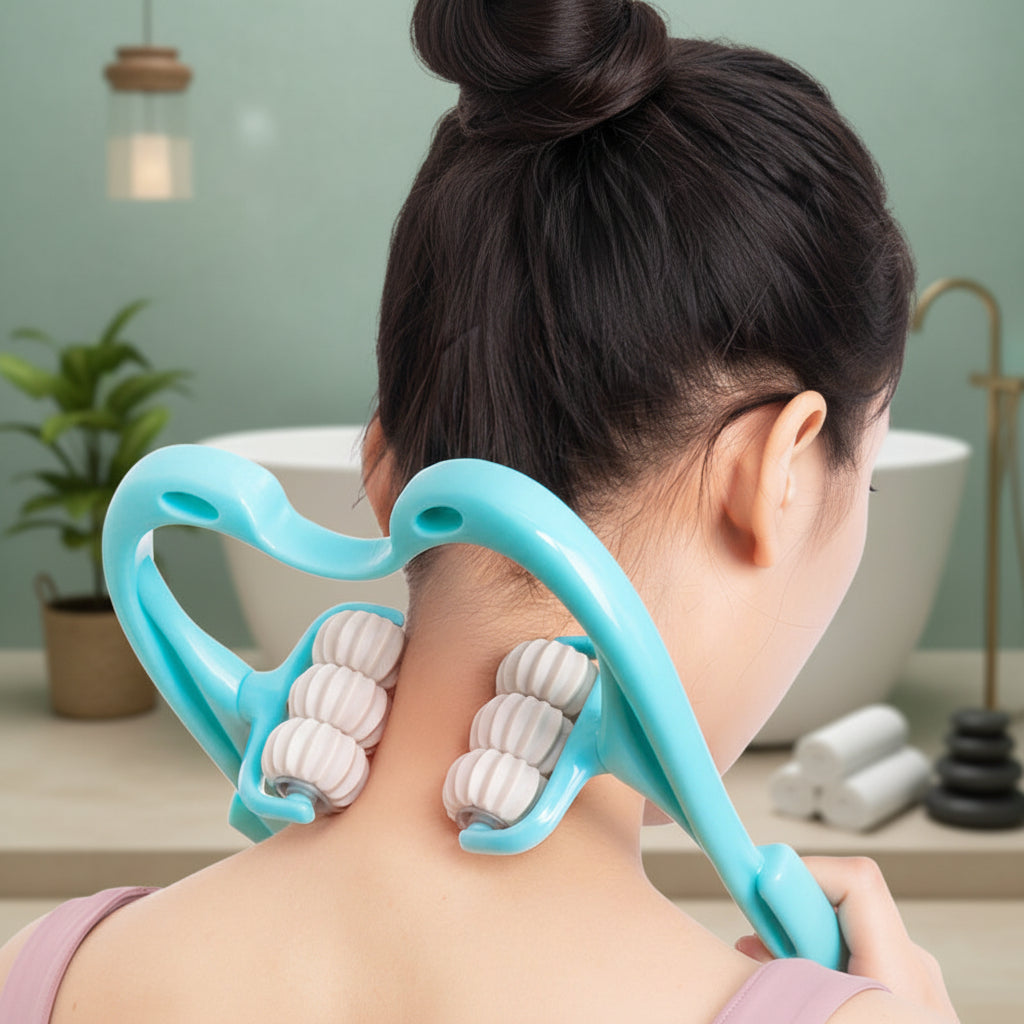 Cervical Relief Roller: Manual Neck and Shoulder Massager