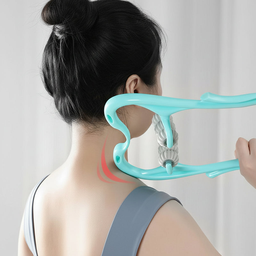 Cervical Relief Roller: Manual Neck and Shoulder Massager