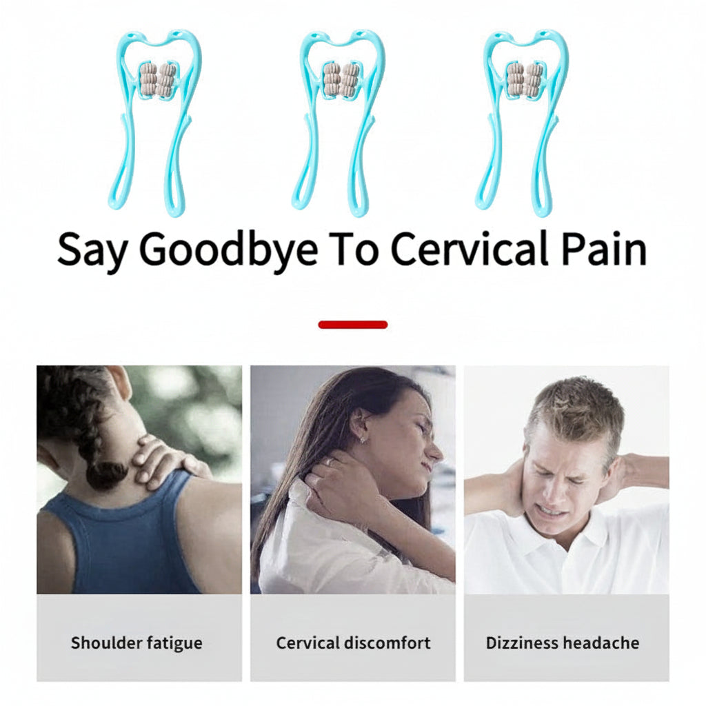 Cervical Relief Roller: Manual Neck and Shoulder Massager