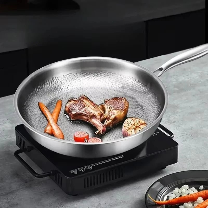 Titanium Chef's Non-Stick Frying Pan – Durable and Elegant