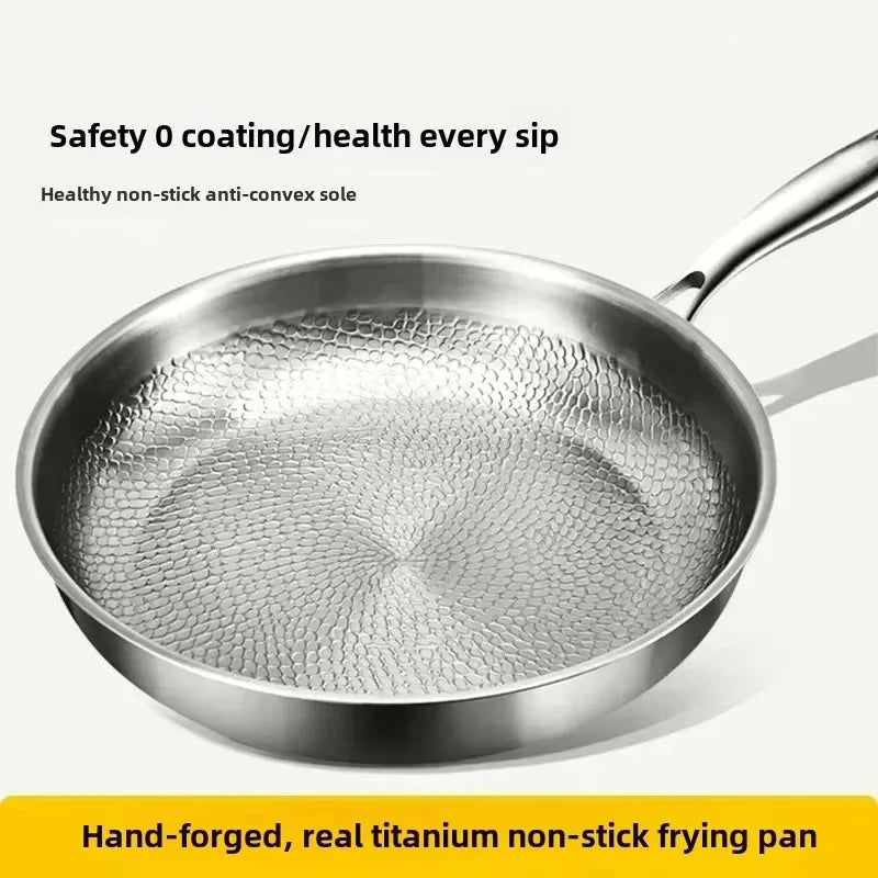 Titanium Chef's Non-Stick Frying Pan – Durable and Elegant