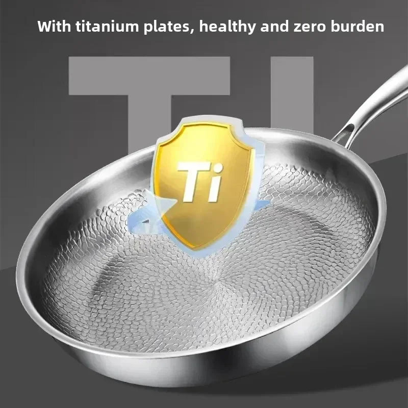 Titanium Chef's Non-Stick Frying Pan – Durable and Elegant