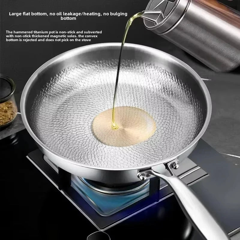 Titanium Chef's Non-Stick Frying Pan – Durable and Elegant