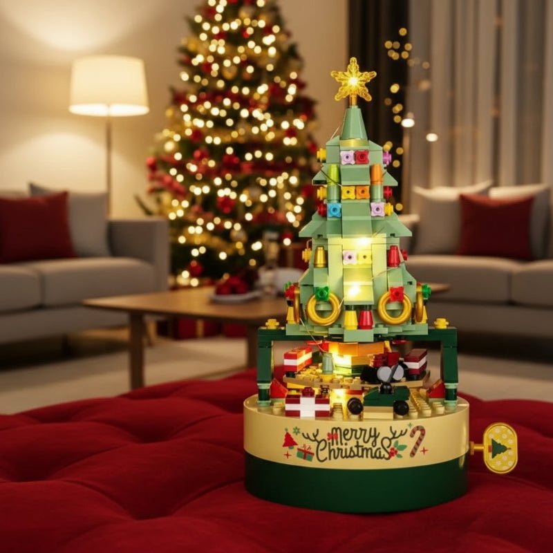 FestiveCraft Christmas Music Box Kit with Tree Design