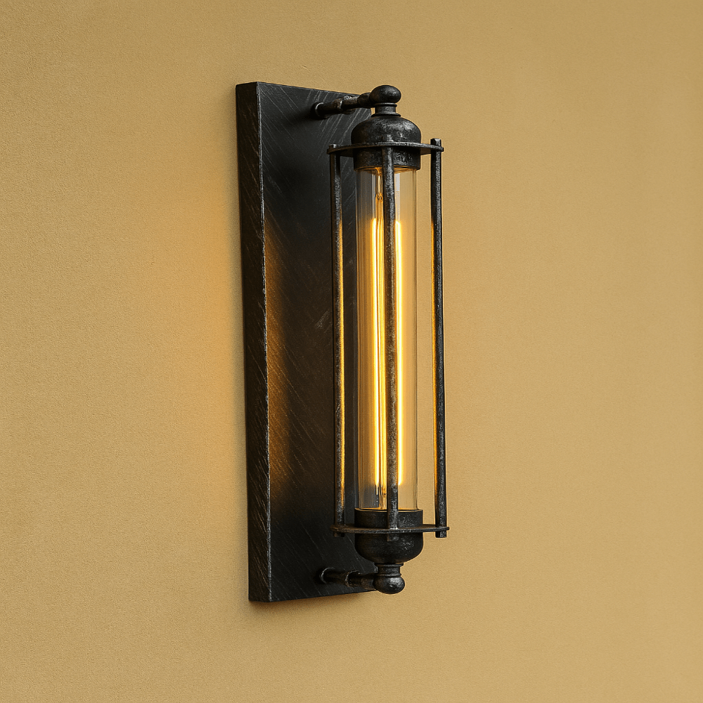 RadiantGlow Retro LED Wall Sconce for Cozy Illumination