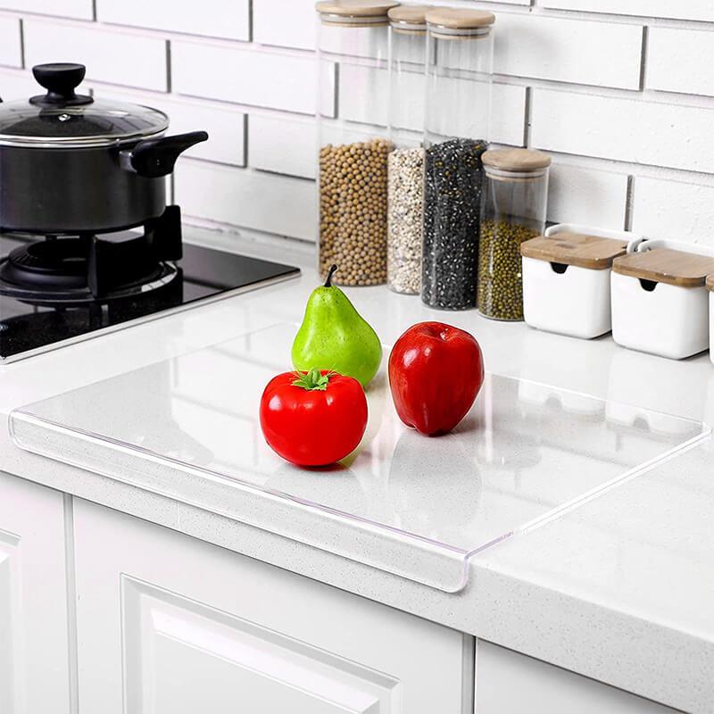 UltraClear Non-Slip Acrylic Cutting Board for Effortless Chopping