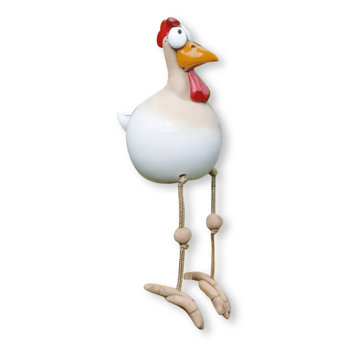 Whimsical Resin Chicken Sculpture for Outdoor Charm
