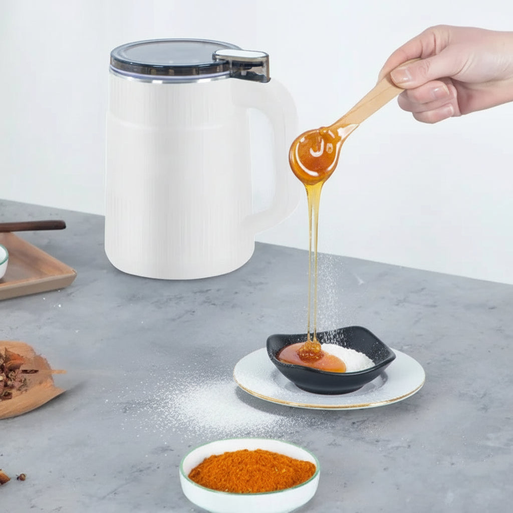 Compact Electric Grain Mill for Baking and Coffee Needs