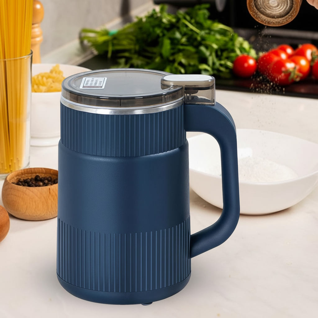 Compact Electric Grain Mill for Baking and Coffee Needs