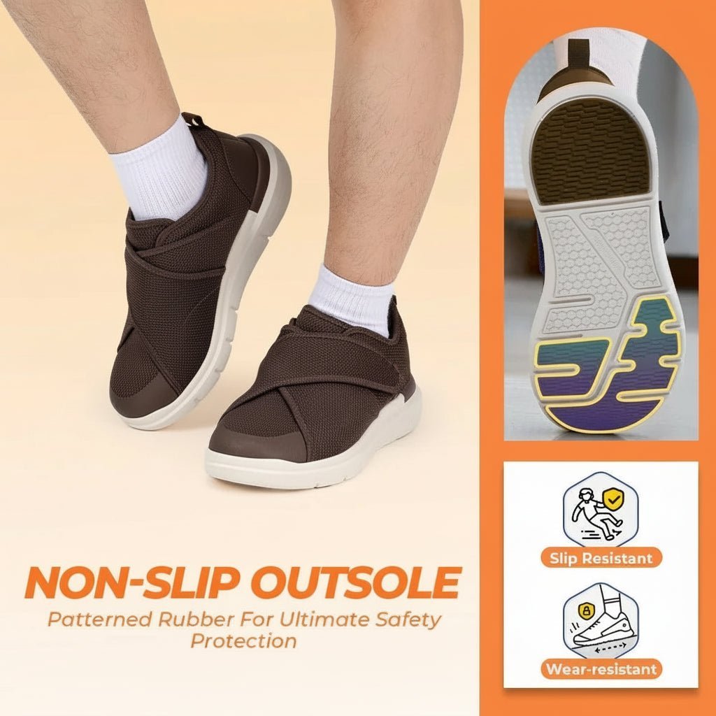 Comfortable Extra Wide Slip-On Shoes for Sensitive Feet