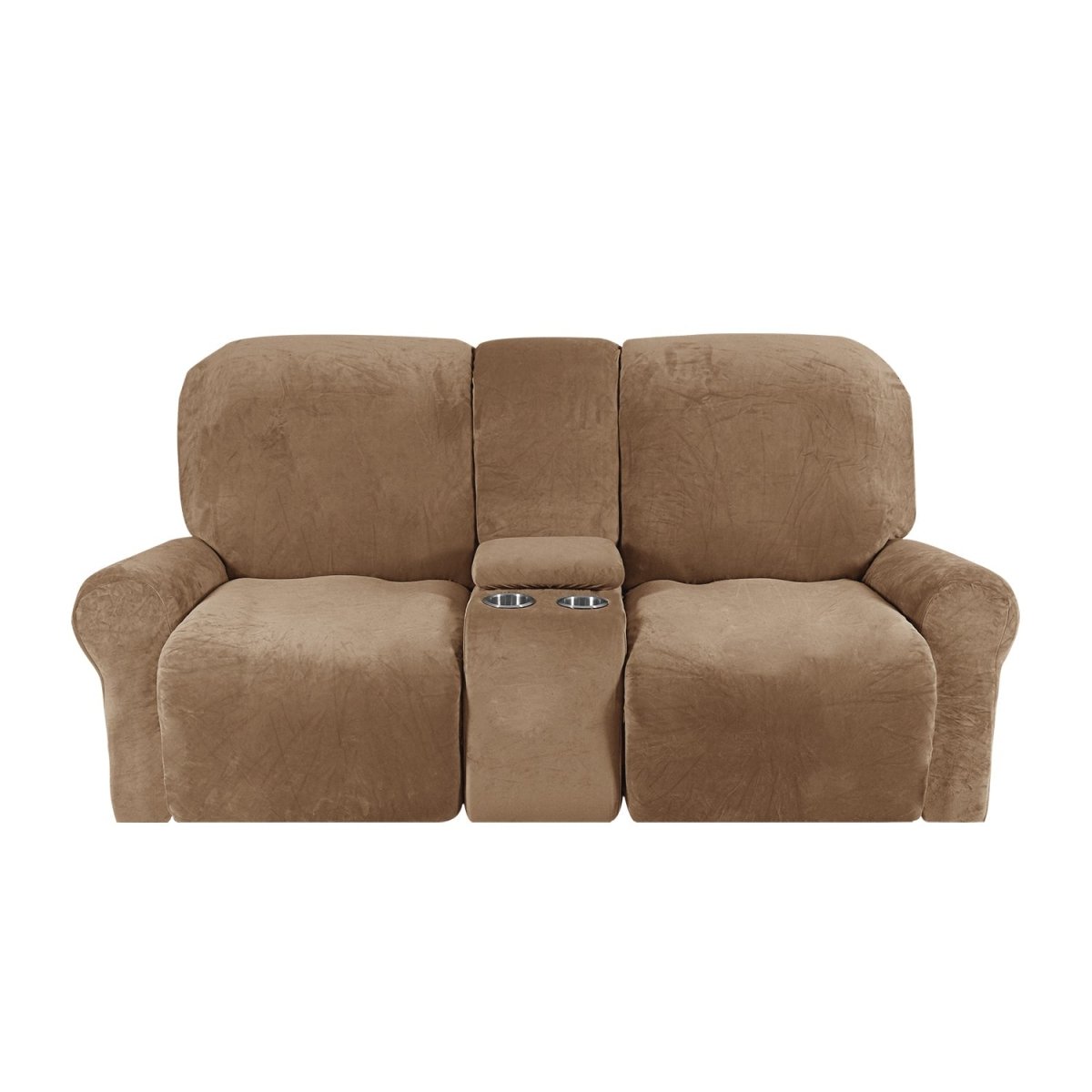 Ultimate Comfort Two-Seater Recliner Protector with Drink Holders