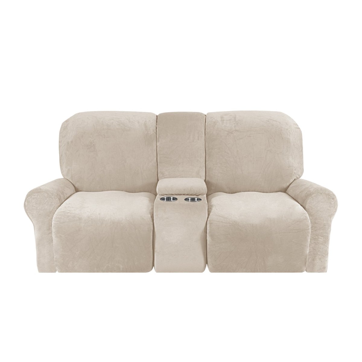 Ultimate Comfort Two-Seater Recliner Protector with Drink Holders