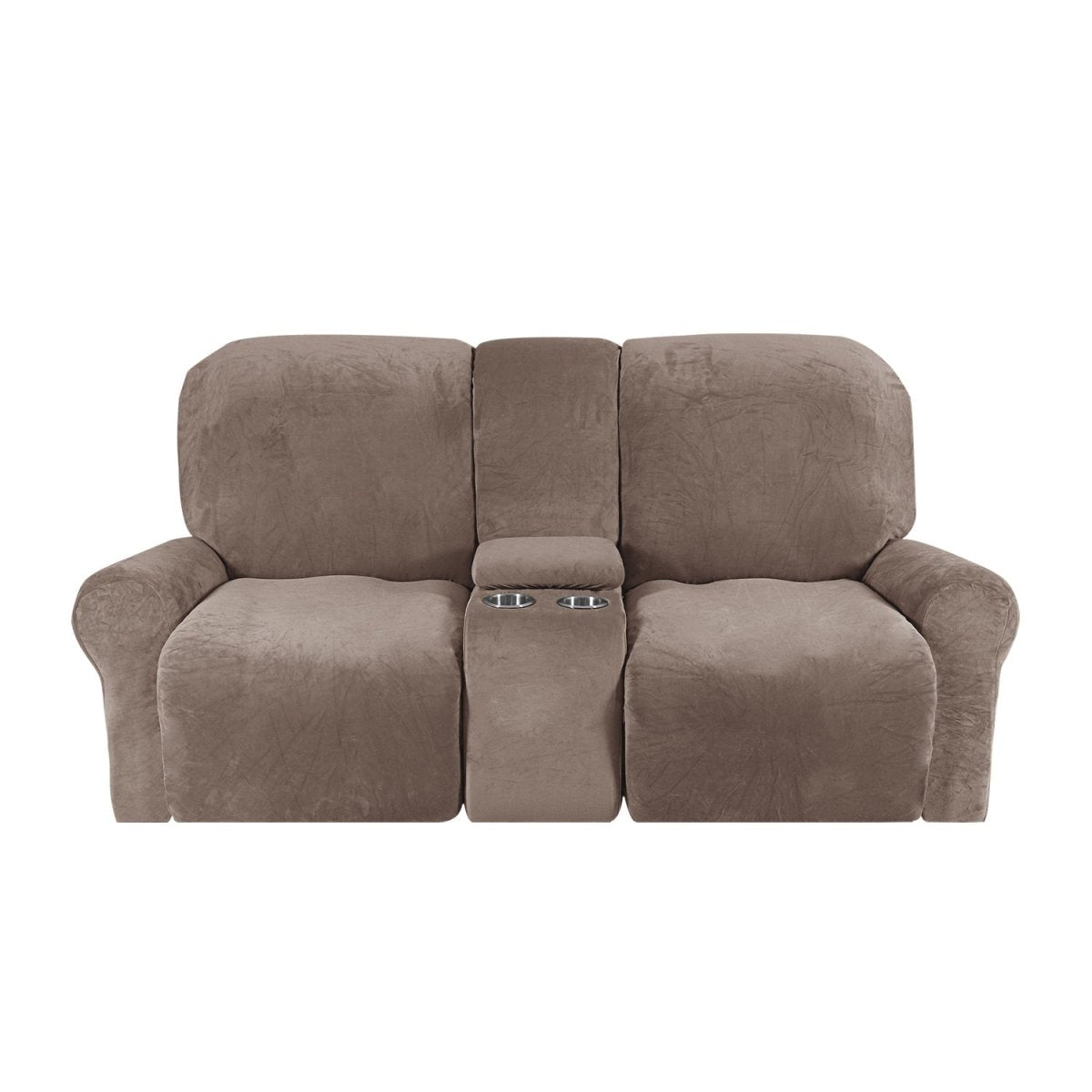 Ultimate Comfort Two-Seater Recliner Protector with Drink Holders