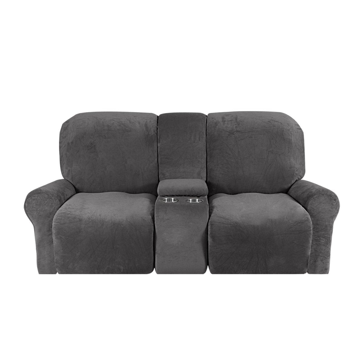 Ultimate Comfort Two-Seater Recliner Protector with Drink Holders