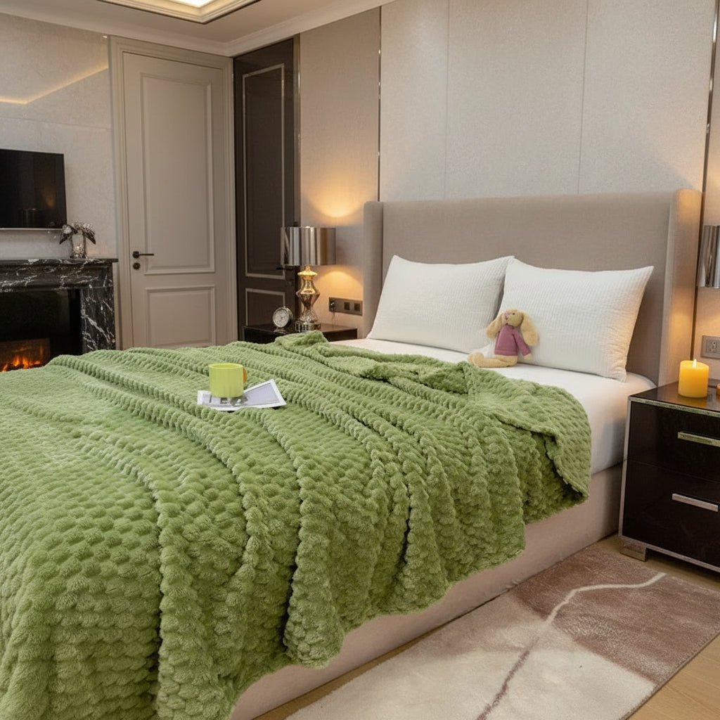 SnuggleSoft Plush Fleece Throw for Ultimate Comfort