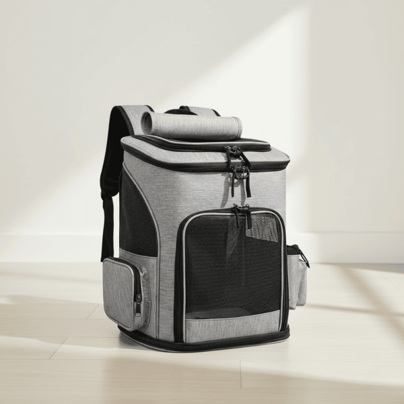 FelineVoyager Cozy Cat Carrier with Clear View Panel