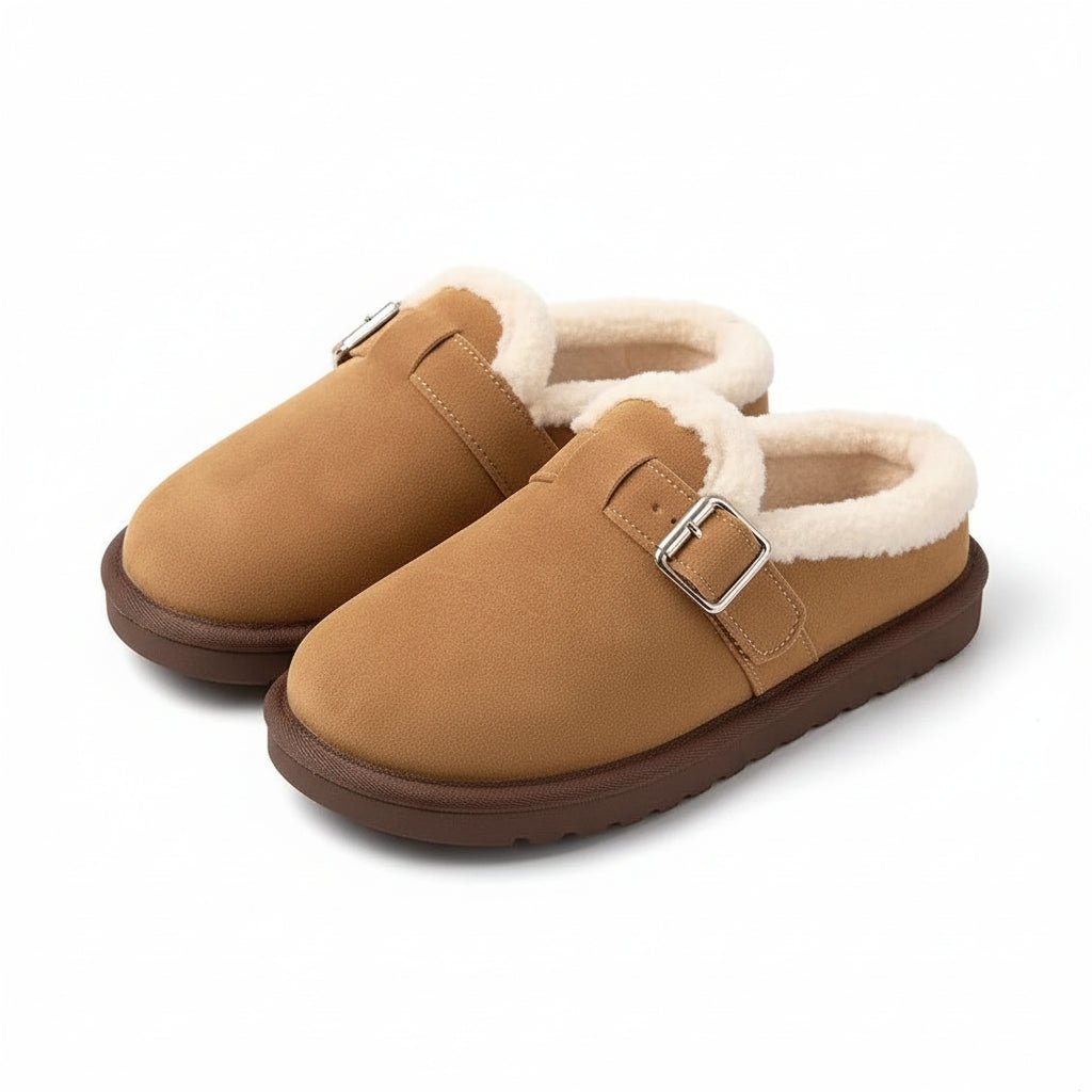WarmStep Classic Slip-On Sneakers with Plush Fleece Lining