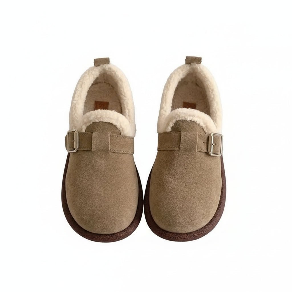 WarmStep Classic Slip-On Sneakers with Plush Fleece Lining