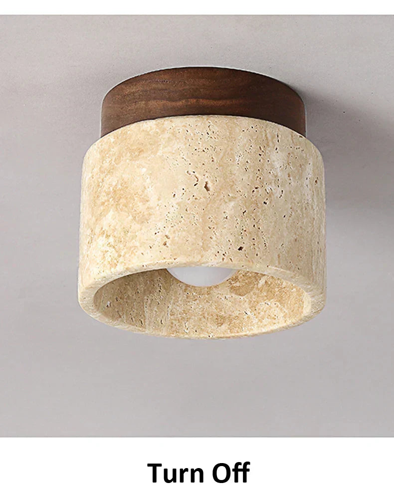 SereneGlow Soft Cream Japanese Ceiling Light for Modern Spaces