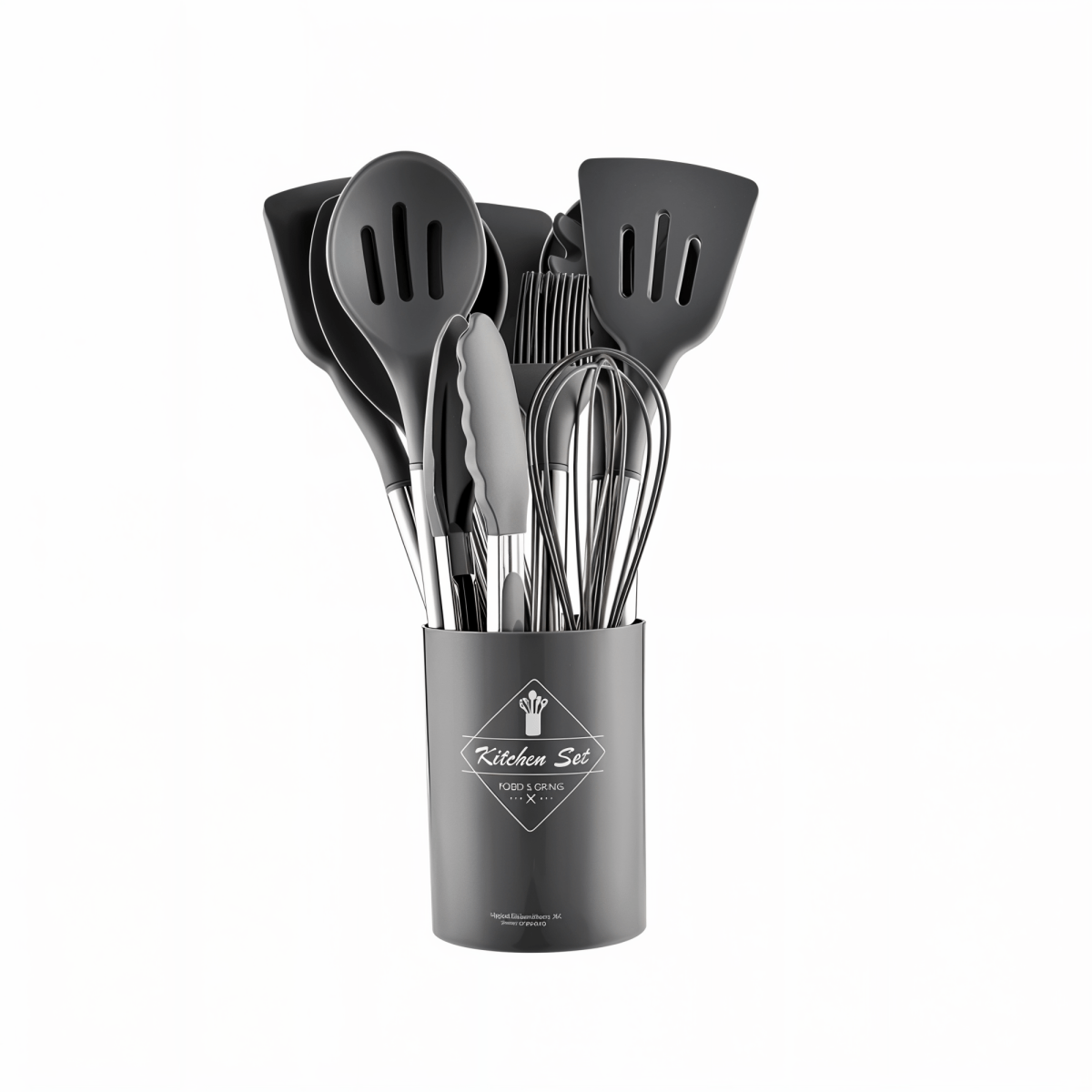 CulinaCraft 12-Piece Premium Silicone Kitchen Utensil Set
