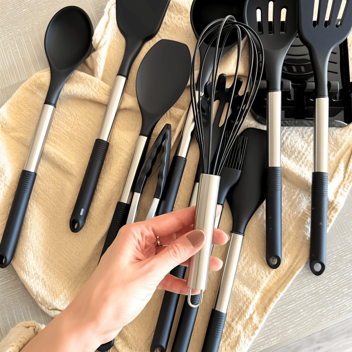 CulinaCraft 12-Piece Premium Silicone Kitchen Utensil Set