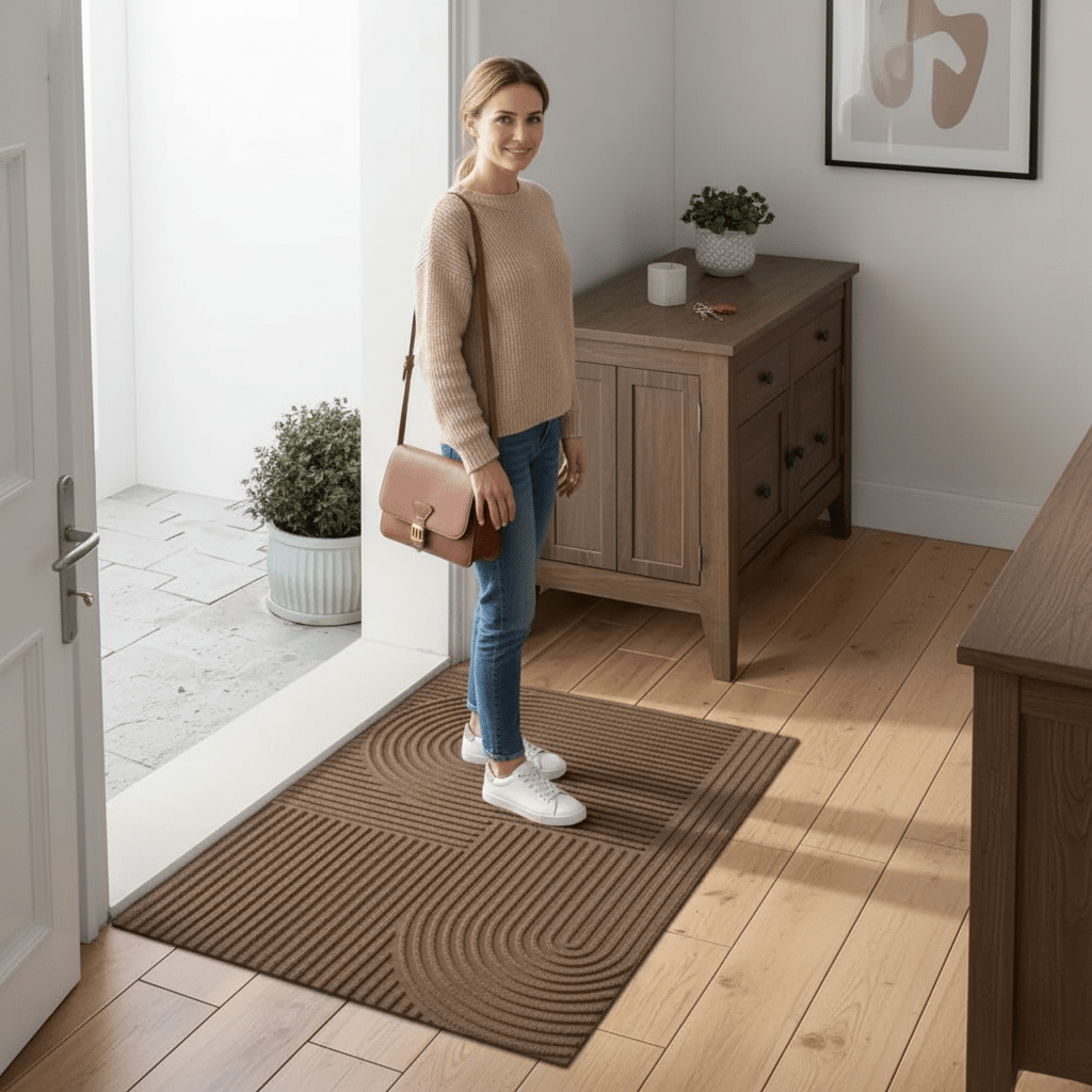 HydraGuard Washable Absorbent Mat with Elegant Design