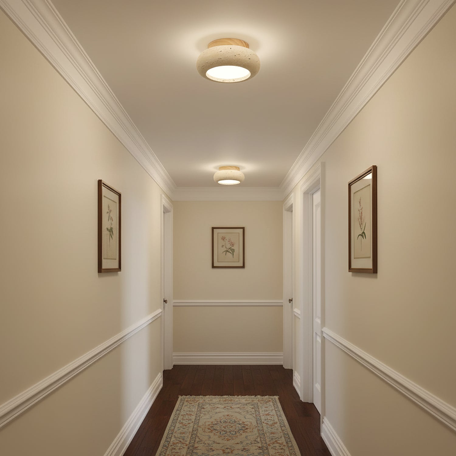 Contemporary Flush Mount Ceiling Light for Stylish Home Illumination