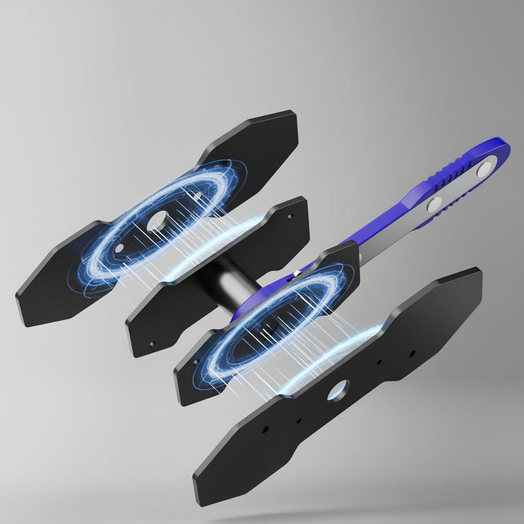 Effortless Brake Pad Replacement Tool with Ratcheting Mechanism