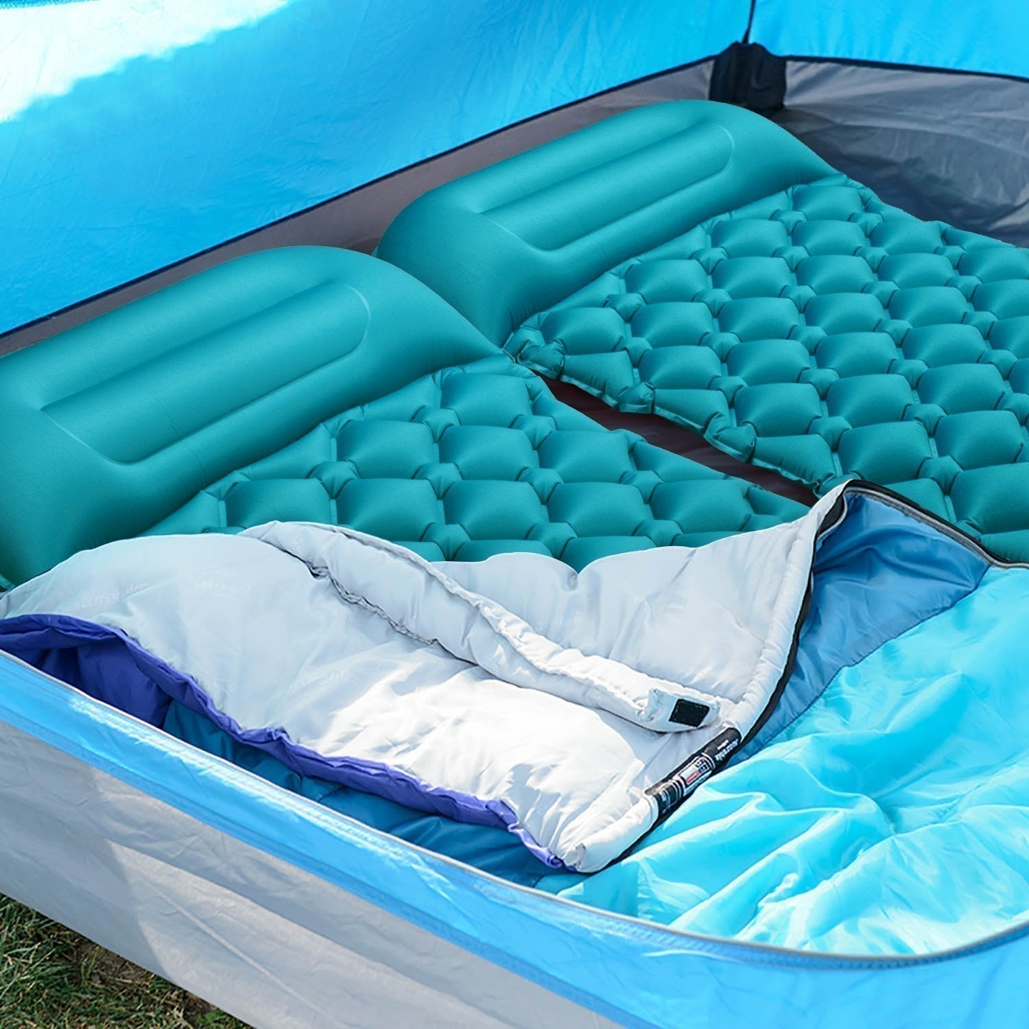 Portable Inflatable Camping Mattress – Waterproof with Simple Inflation