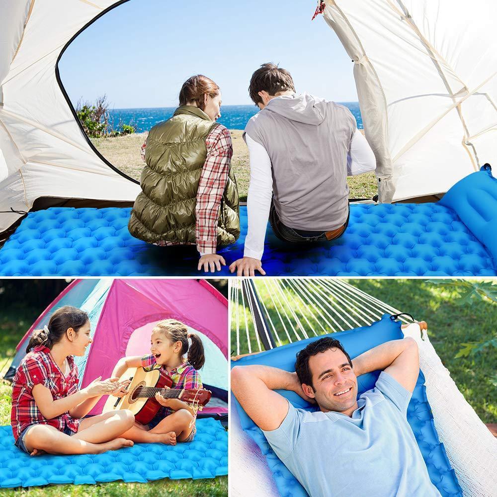 Portable Inflatable Camping Mattress – Waterproof with Simple Inflation