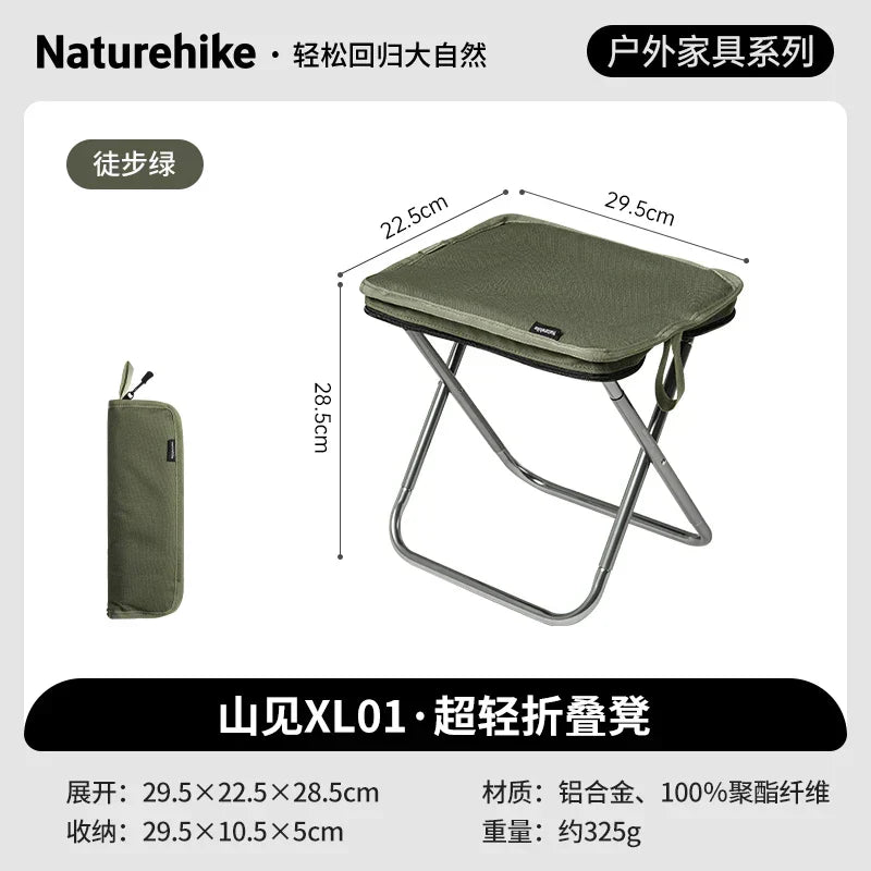 Ultralight Folding Chair with Padded Seat – Portable Outdoor Seating