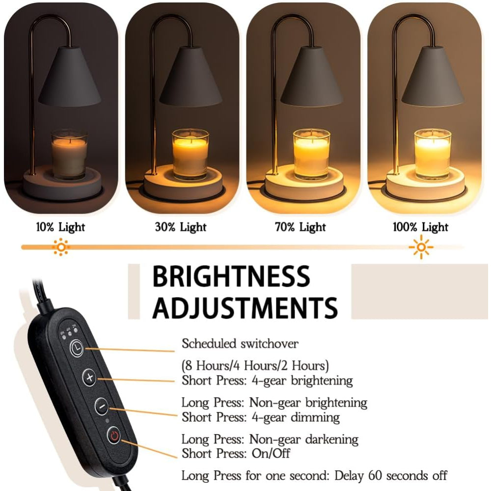 Tabletop Electric Candle Warmer with Adjustable Features