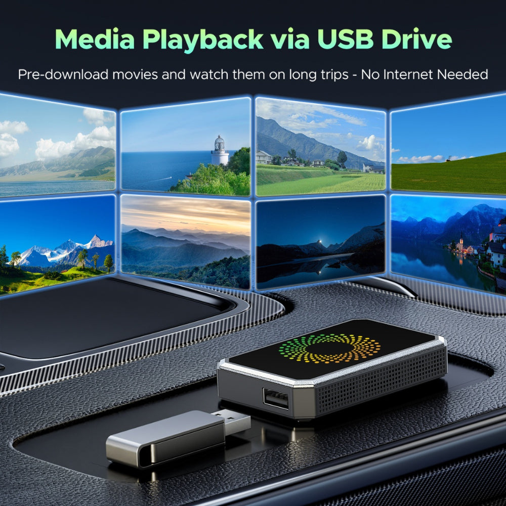 Smart Dashboard Media Streaming Adapter for Effortless Control