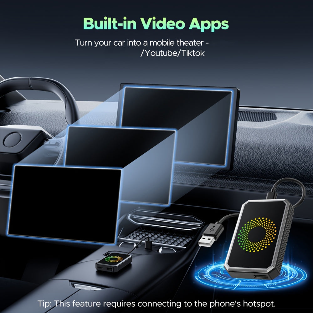 Smart Dashboard Media Streaming Adapter for Effortless Control
