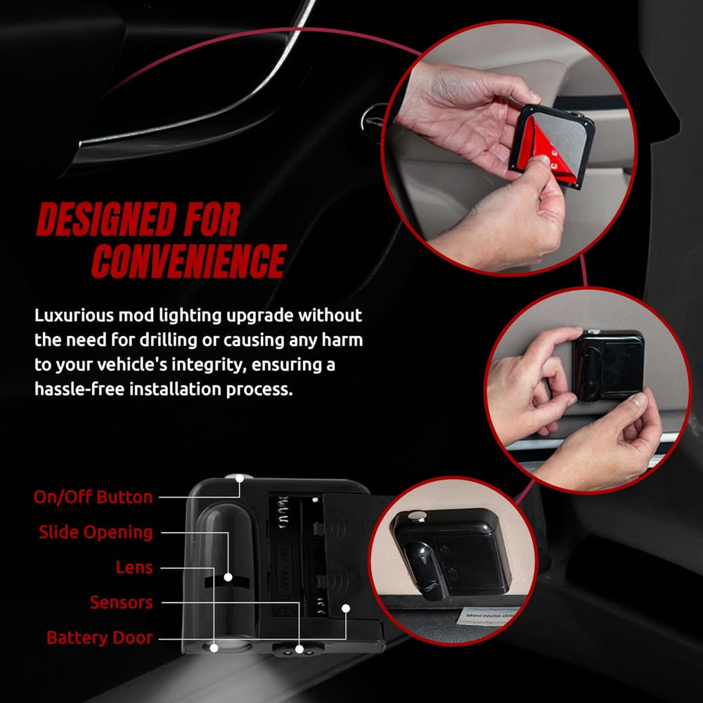Smart Entry Light with LED Projection for Safe Access