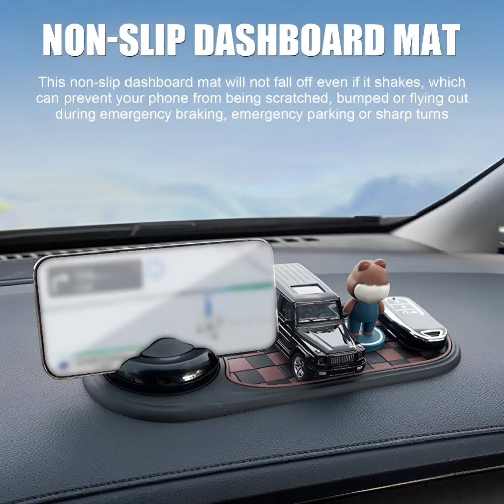 Versatile Car Dashboard Phone Organizer with Secure Grip