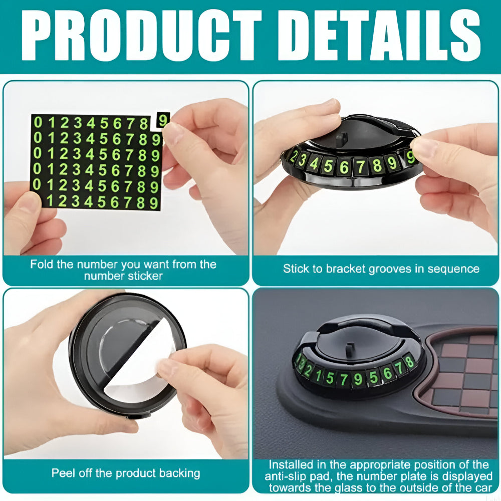 Versatile Car Dashboard Phone Organizer with Secure Grip