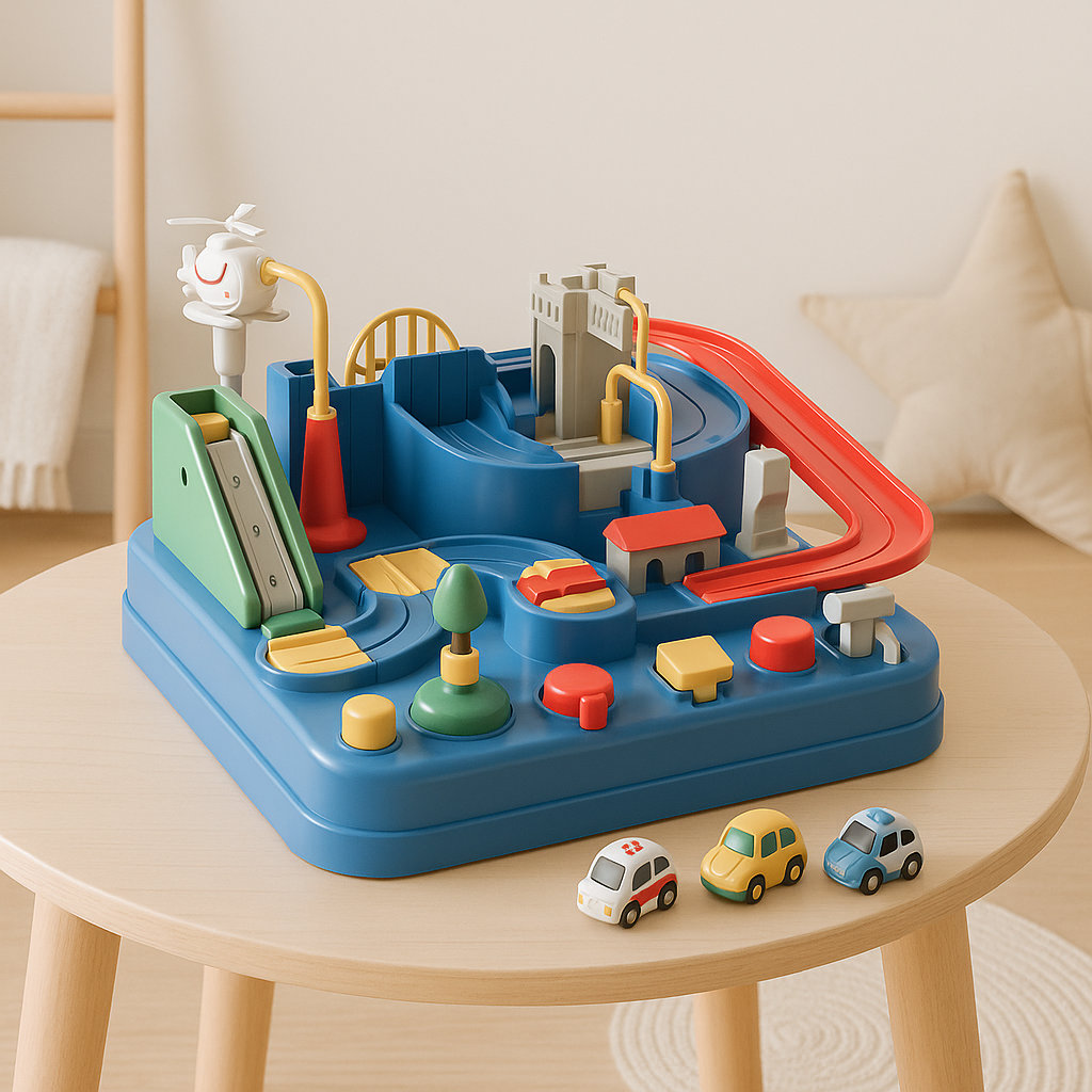 Urban Explorer Car Track Puzzle Set for Young Innovators