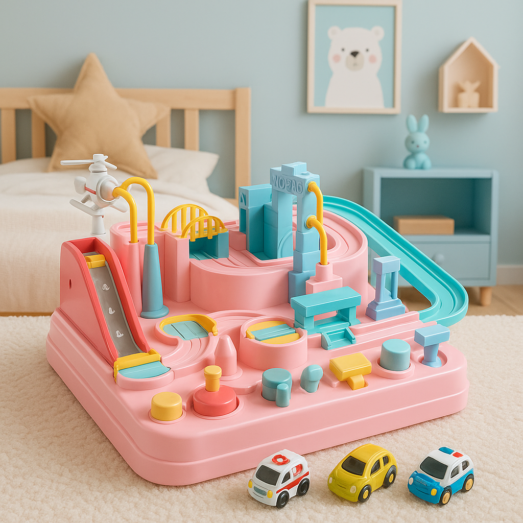 Urban Explorer Car Track Puzzle Set for Young Innovators